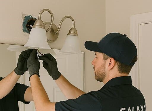 Bathroom Vanity Lighting Installation