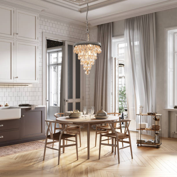 Chandelier Installation