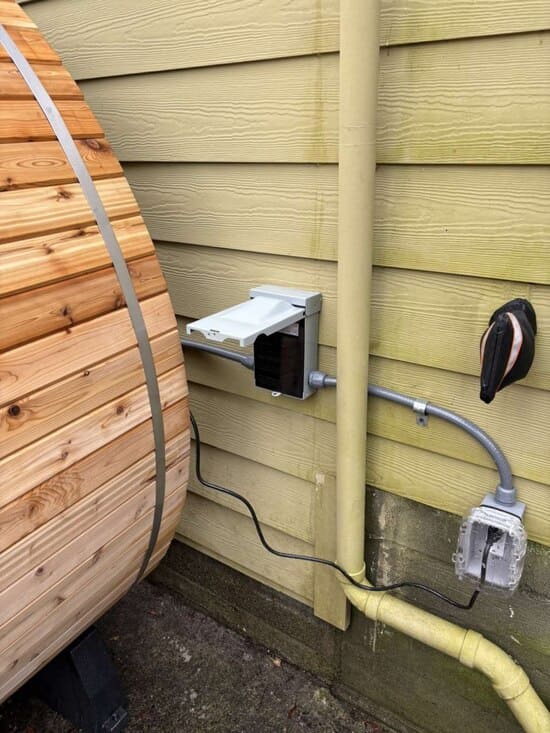 Hot Tub and Sauna Circuit Installation