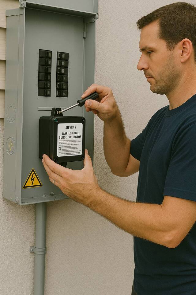 Whole Home Surge Protector Installation