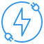 240V outlet installation icon