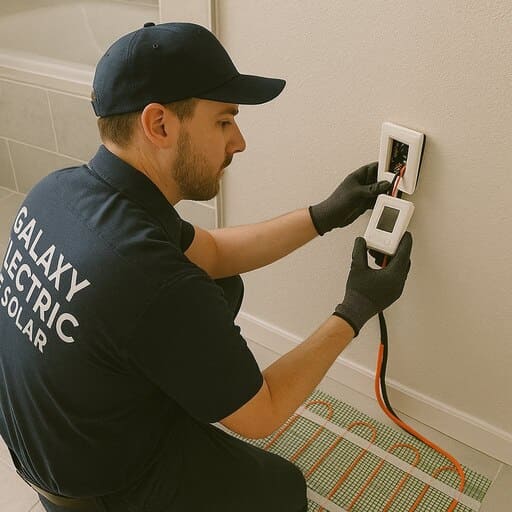 Electric Floor Heating Installation