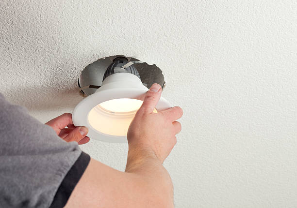 Basement Lighting Installation