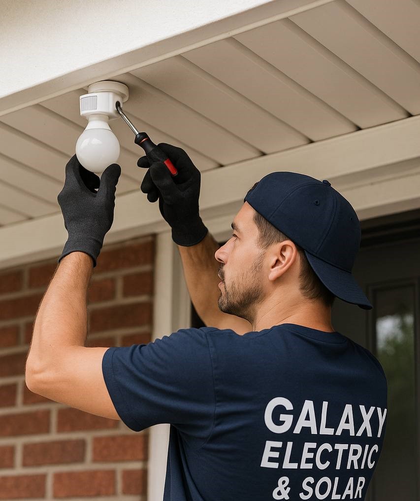 Motion Sensor Lighting Installation