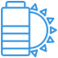 Solar panel icon
