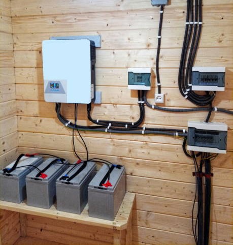 Solar Battery Backup System Wiring & Installation